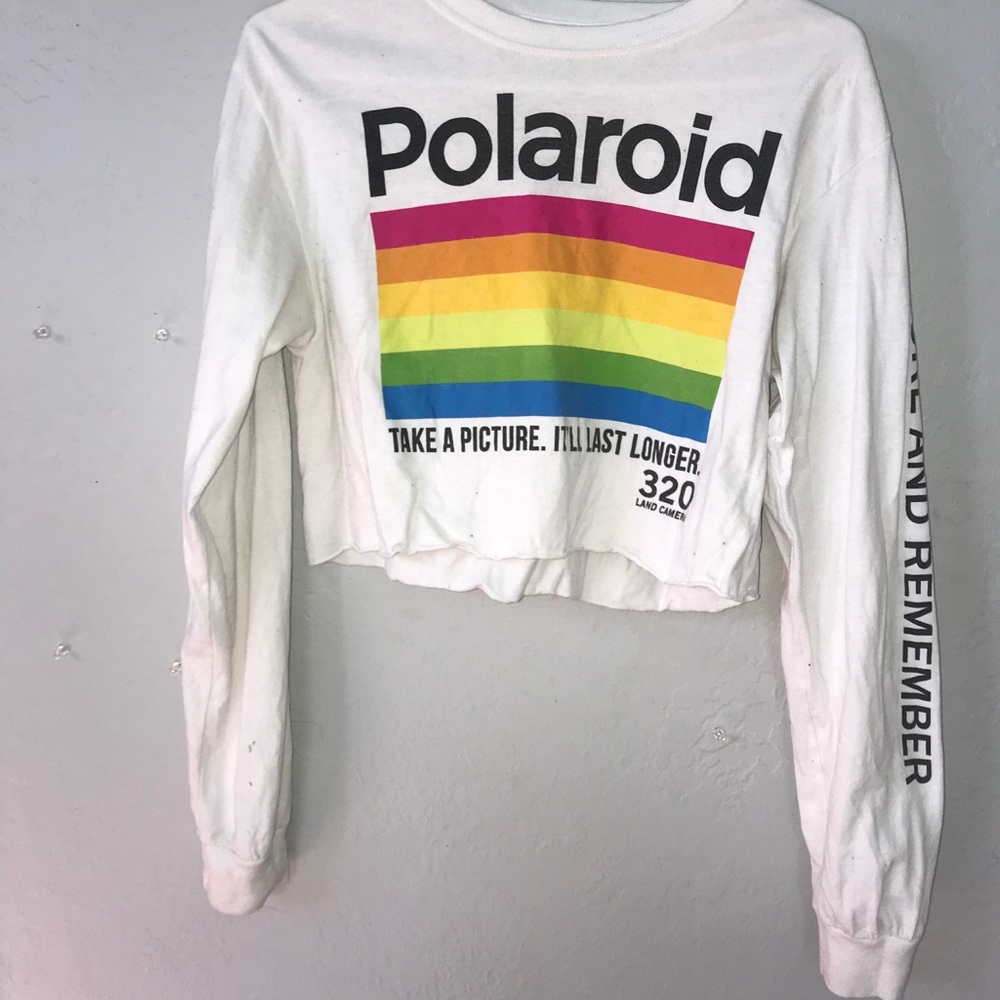 Polaroid Crop Long Sleeve